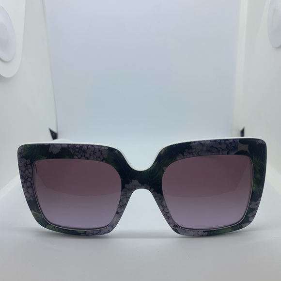 Dolce & Gabbana Accessories - Dolce & Gabbana 4310 Print Hydrangea Sunglasses